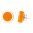 29169 - Stud earrings - Cachou Milk - Orange