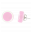 29169 - Boucles d\'oreilles clou en verre soufflées - Cachou Milk - Bubble Gum