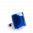 28862 - Glasring - Carré Mini Transparent - Bleu Foncé