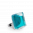 28862 - Glass ring - Carré Mini Transparent - Turquoise