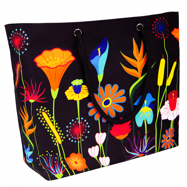Sac De Plage 35L étanche Anti-sable - 42x16x34 Cm - 8 Poches Dont Compartiment Humide - Tissu Oxford 600D - Idéal Plage, Gym, Voyage, Shopping
