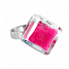 Glass ring - Losange Nano Billes