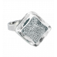 Glass ring - Losange Nano Billes