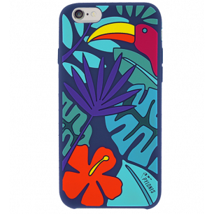 Weiche Schale für iPhone 6 - Tropical Jungle