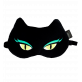 31119 - Masque de nuit / sommeil - Cat my eyes - Black Cat