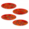 Set di 4 Piatti - Dessert coloré