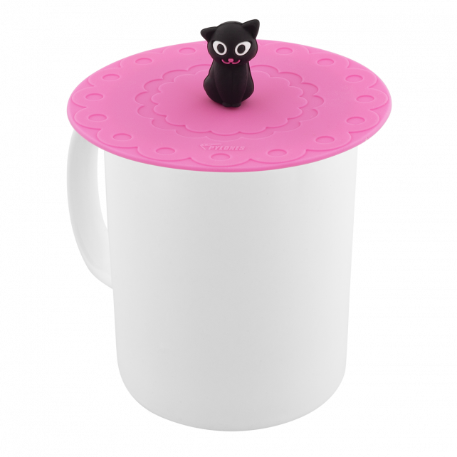Set regalo tazza mug gatto nero, crema mani e asciugamani magico