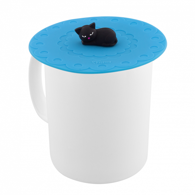 Silicone Mug Lid - Lazy Cat