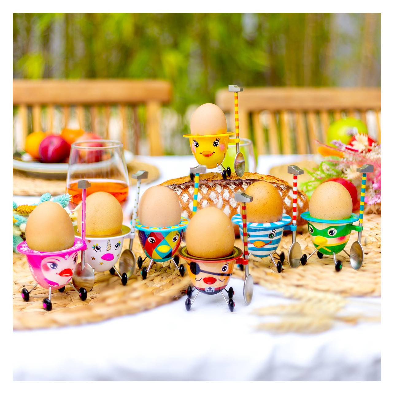 Eggcup Cocotte Unicorn Pylones