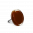 28672 - Bague en verre soufflée - Cachou Mini Milk - Chocolat