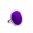 29069 - Glass ring - Galet Mini Billes - Violet