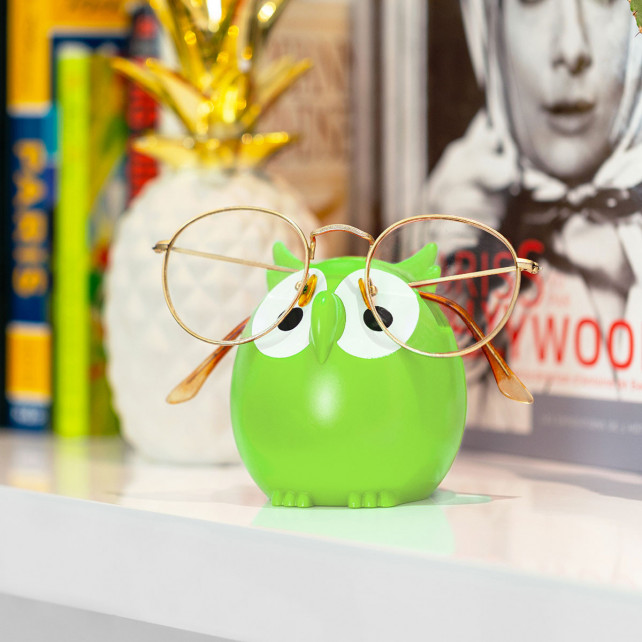 Repose lunettes / porte lunette Original - Owl - PYLONES - Vert