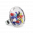 28823 - Anello in vetro - Cachou Medium Billes - Multicolore