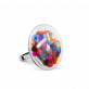 29069 - Anillo de vidrio soplado - Galet Mini Billes - Multicolore