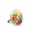 29069 - Bague en verre soufflée - Galet Mini Billes - Perles Printemps