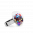 28911 - Bague en verre soufflée - Dome Mini Billes - Multicolore