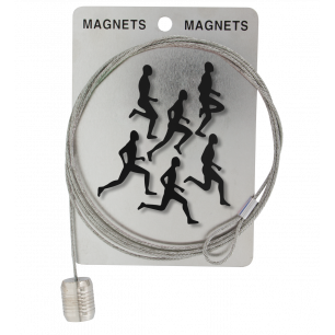 Photo holder cable and magnets - Magnetic Cable