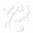 37667 - Set d\'aimants - Magnetic - Chat blanc