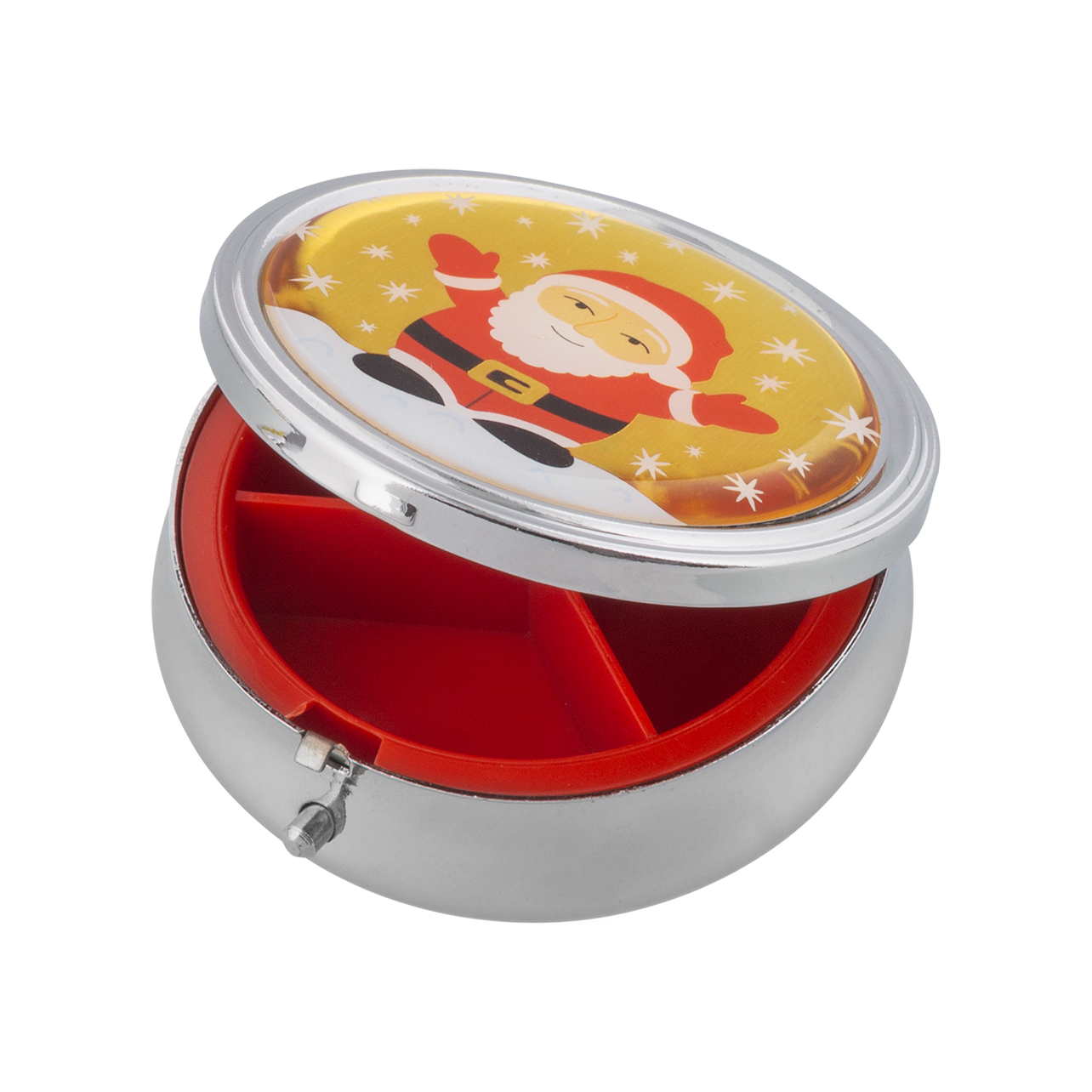 Portapillole Daily Pillbox GymBeam – 5 Scomparti, Design Minimal Nero, Robusto E Compatto