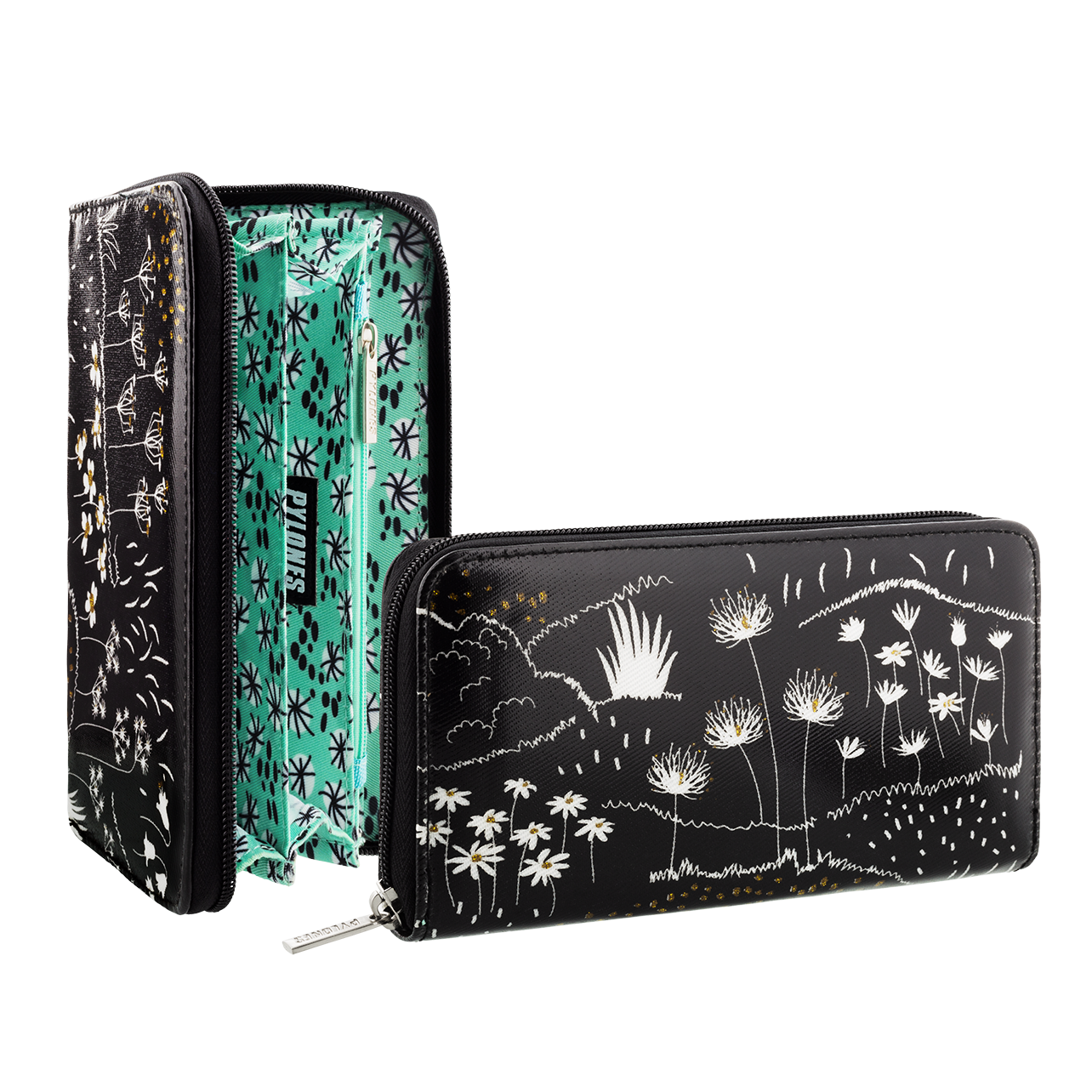 Custodia A Portafoglio In Similpelle Per Haier Voyage V6 - Colore Argento, Con Chiusura Magnetica