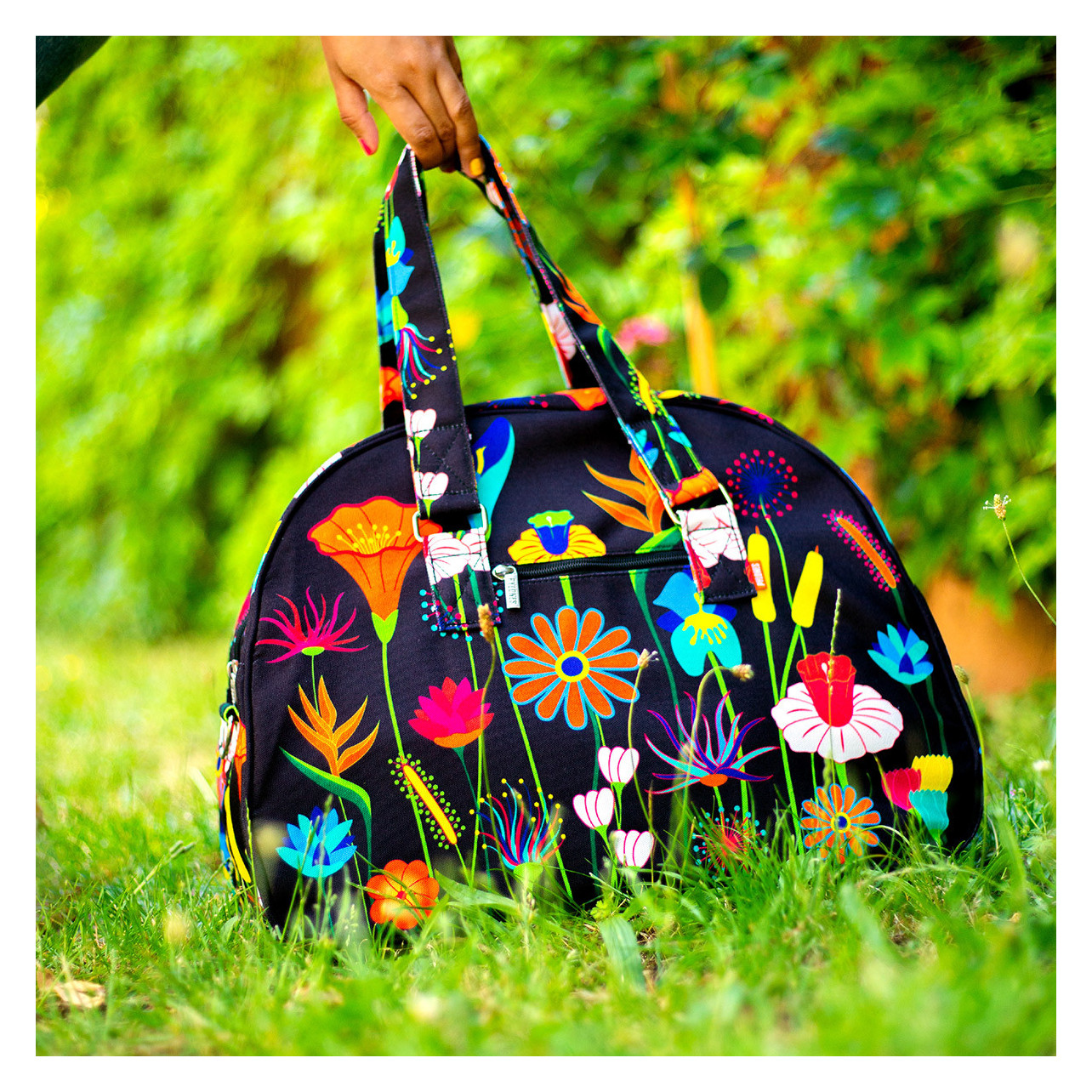 Floral duffle 2025 bags