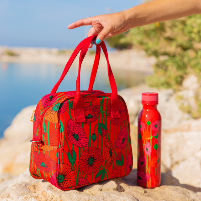 Insulated lunch bag Delice Bag Coquelicots Pylones