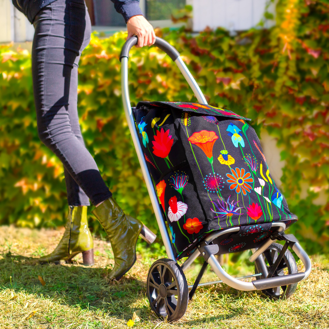 Chariot de course original - Trolly - Jardin Fleuri - Pylones