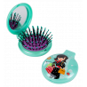 Foldable hairbrush with mirror - Lady Retro