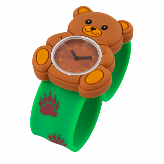 Orologio bambini - Funny Tme - Orso Bruno - Pylones