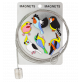 28604 - Photo holder cable and magnets - Magnetic Cable - Oiseau