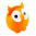 25083 - Poggia occhiali - Owl - Orange
