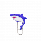 30658 - Segnapagina modello piccolo - Ani-smallmark - Requin