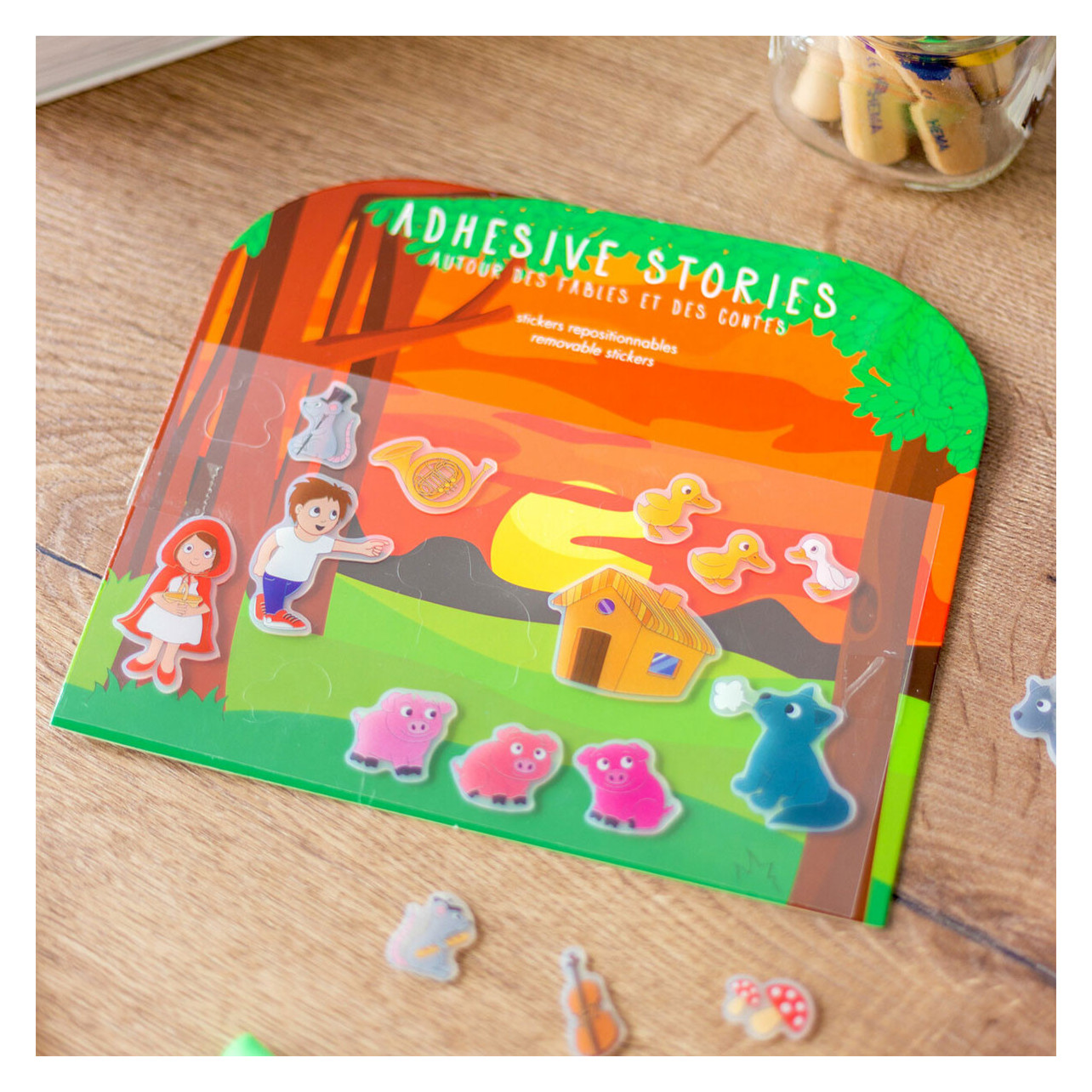 Stickers histoires repositionnables - Adhesive Stories - Contes