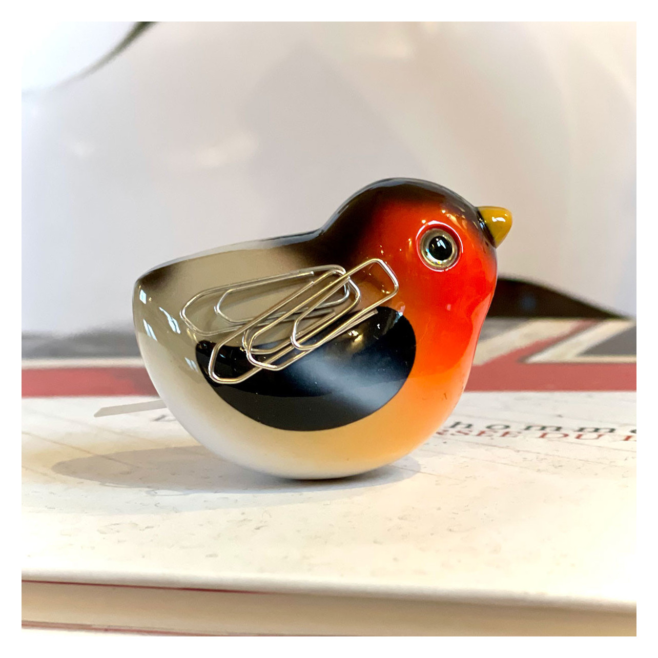 bird for paperclips Piu Piu Bullfinch Pylones