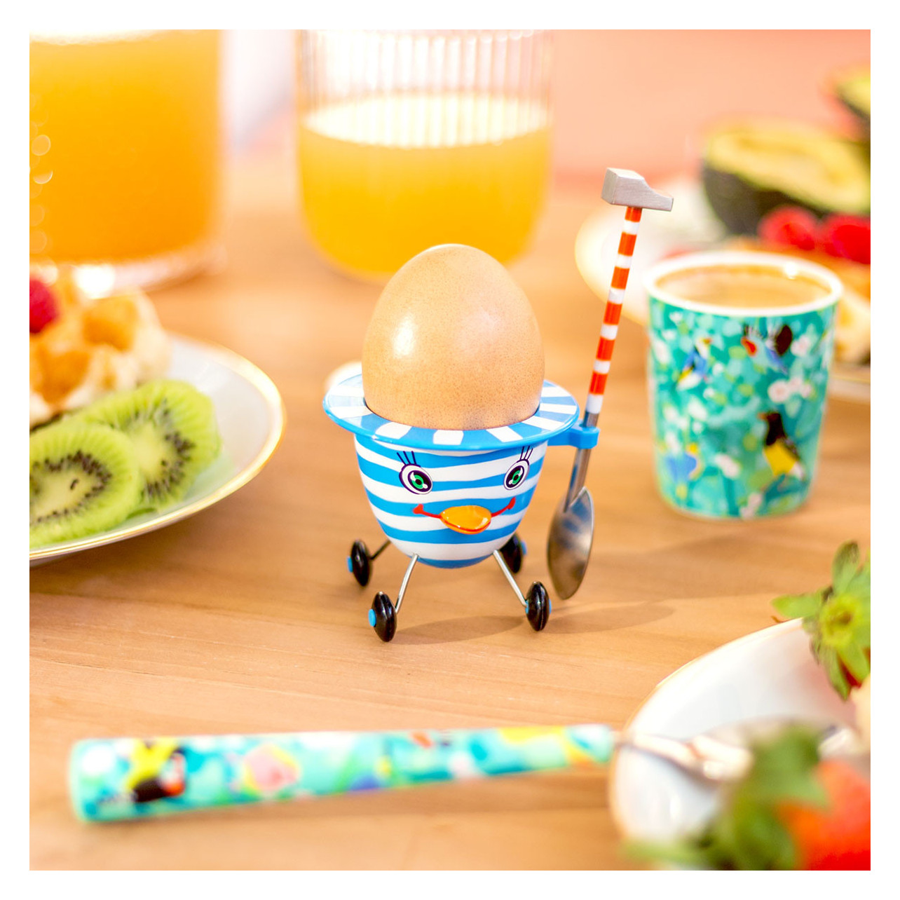 Eggcup Cocotte Blue Pylones