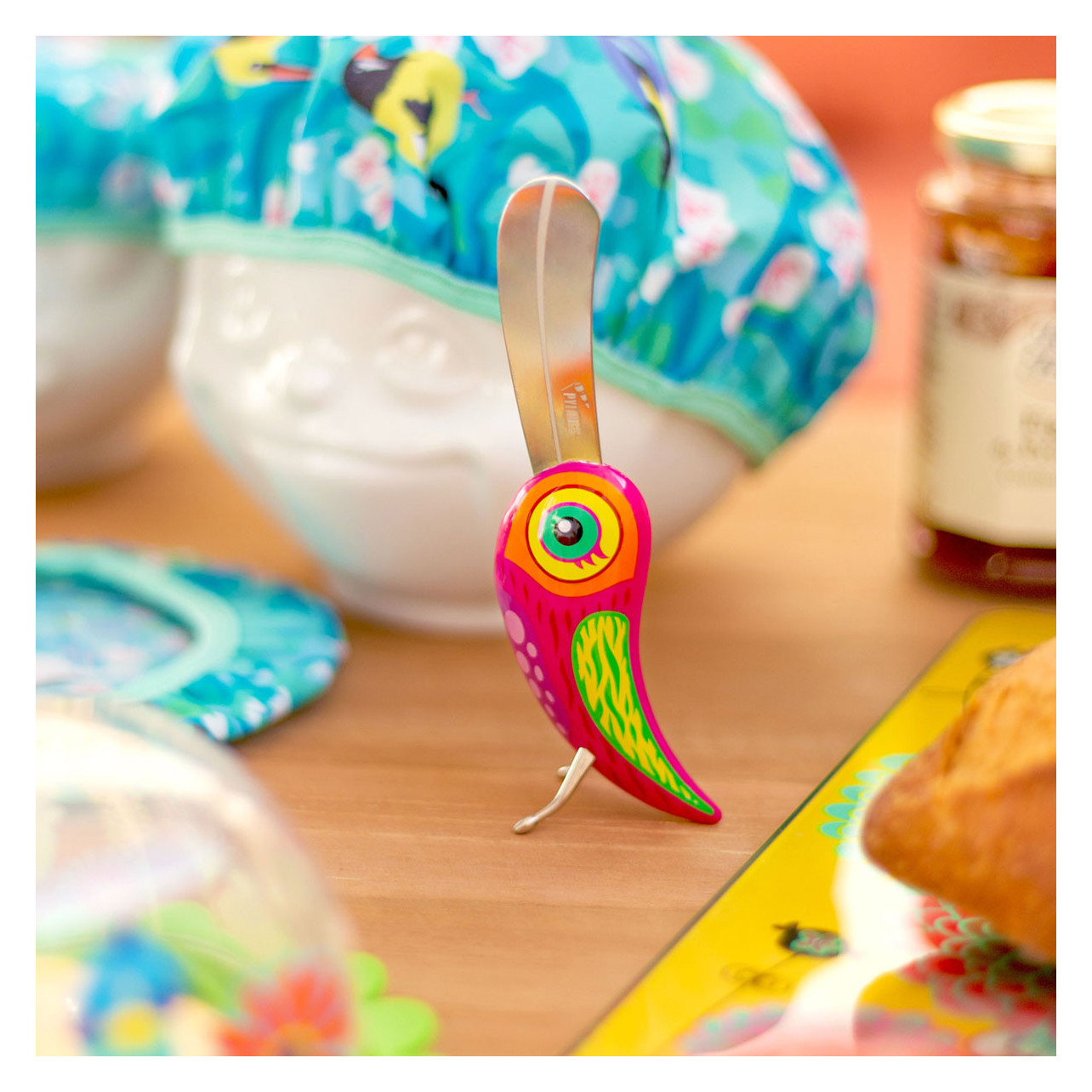 Butter knife original and design Fanfaron Pink Pylones