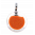 29449 - Pendentif en verre soufflé - Cachou Mini Billes - Orange