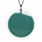 29423 - Pendentif en verre soufflé - Cachou Giga Billes - Turquoise