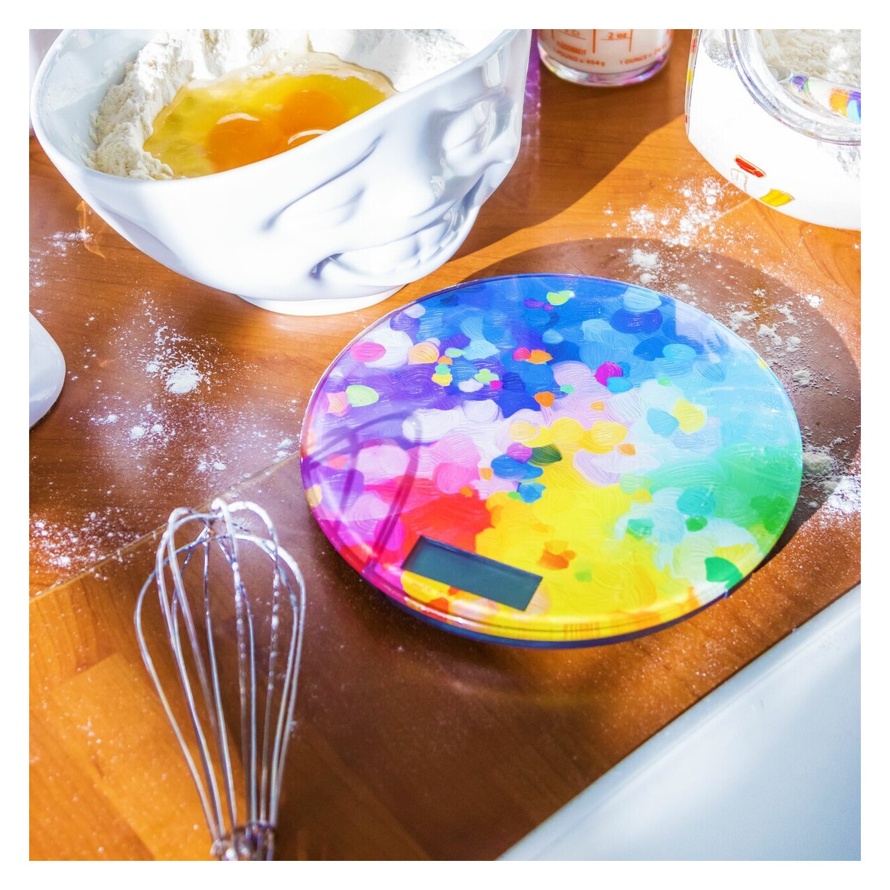 Bilancia Da Cucina Frivolante Con Motivo Papavero - Design Colorato E Pratico - Foto 14