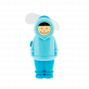 38828 - Ventilador de bolsillo recargable - Eskimo - Garçon Bleu
