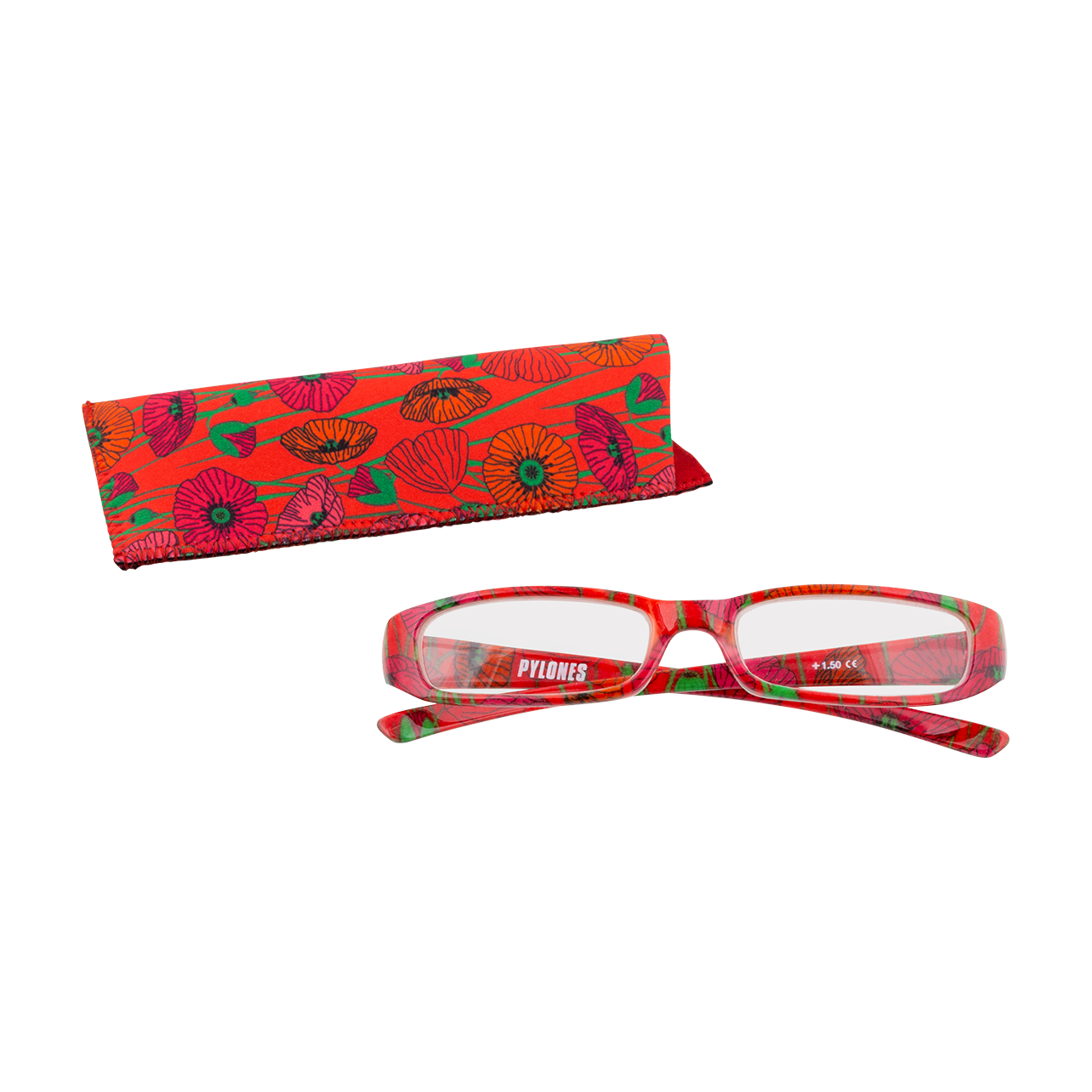 Glasses X4 Carrées Birds Coquelicots Pylones