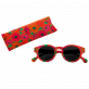 37080 - Sunglasses - Lunettes X4 Rondes - Coquelicots