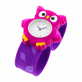 24792 - Slap Kinder Armbanduhr - Funny Time - Chouette Violet