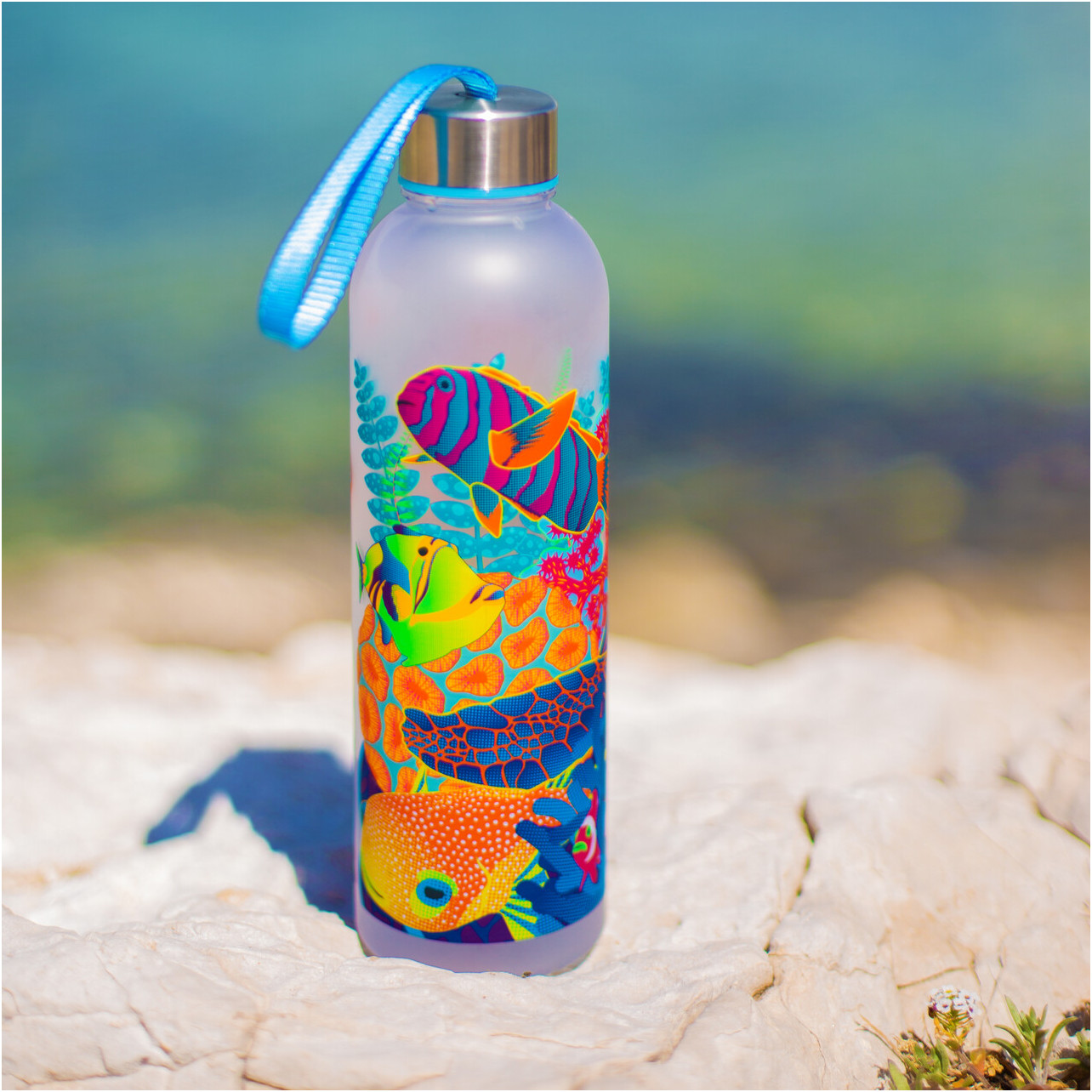 Pylones, Happyglou - Borraccia grande papaveri 80 cl