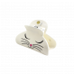 24412 - Haarklammer- Ladyclip Small - White Cat
