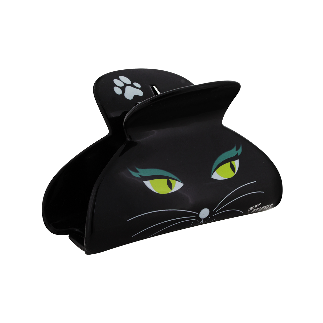 Crab hair clips Ladyclip Large Black Cat Pylones