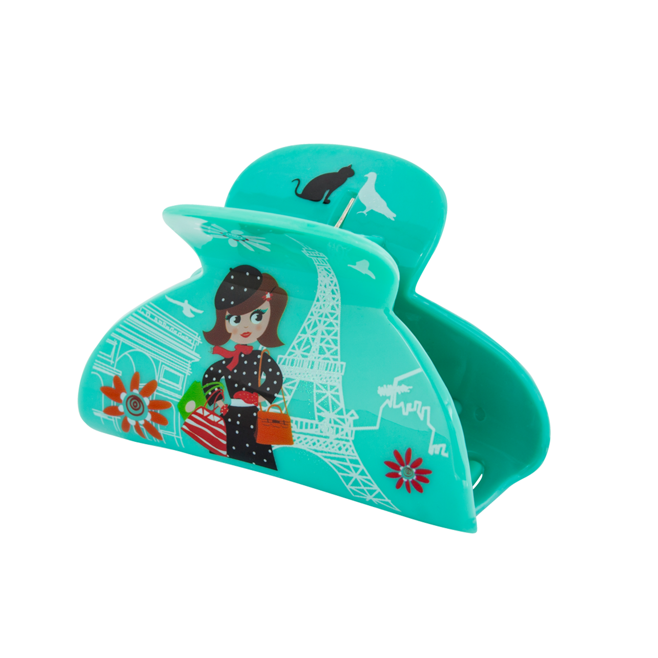 Crab hair clips Ladyclip Large Parisienne Pylones