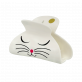 24403 - Crab hair clips - Ladyclip Large - White Cat