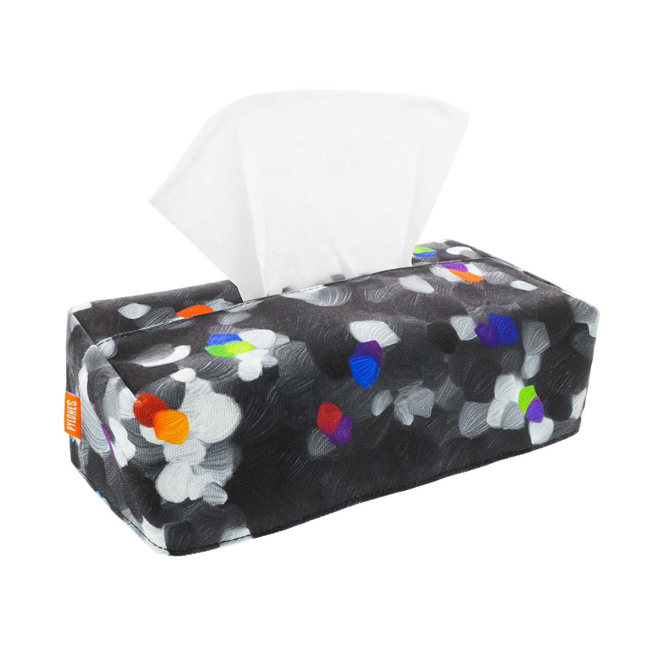 Tissue box cover Sneezy Black Palette Pylones