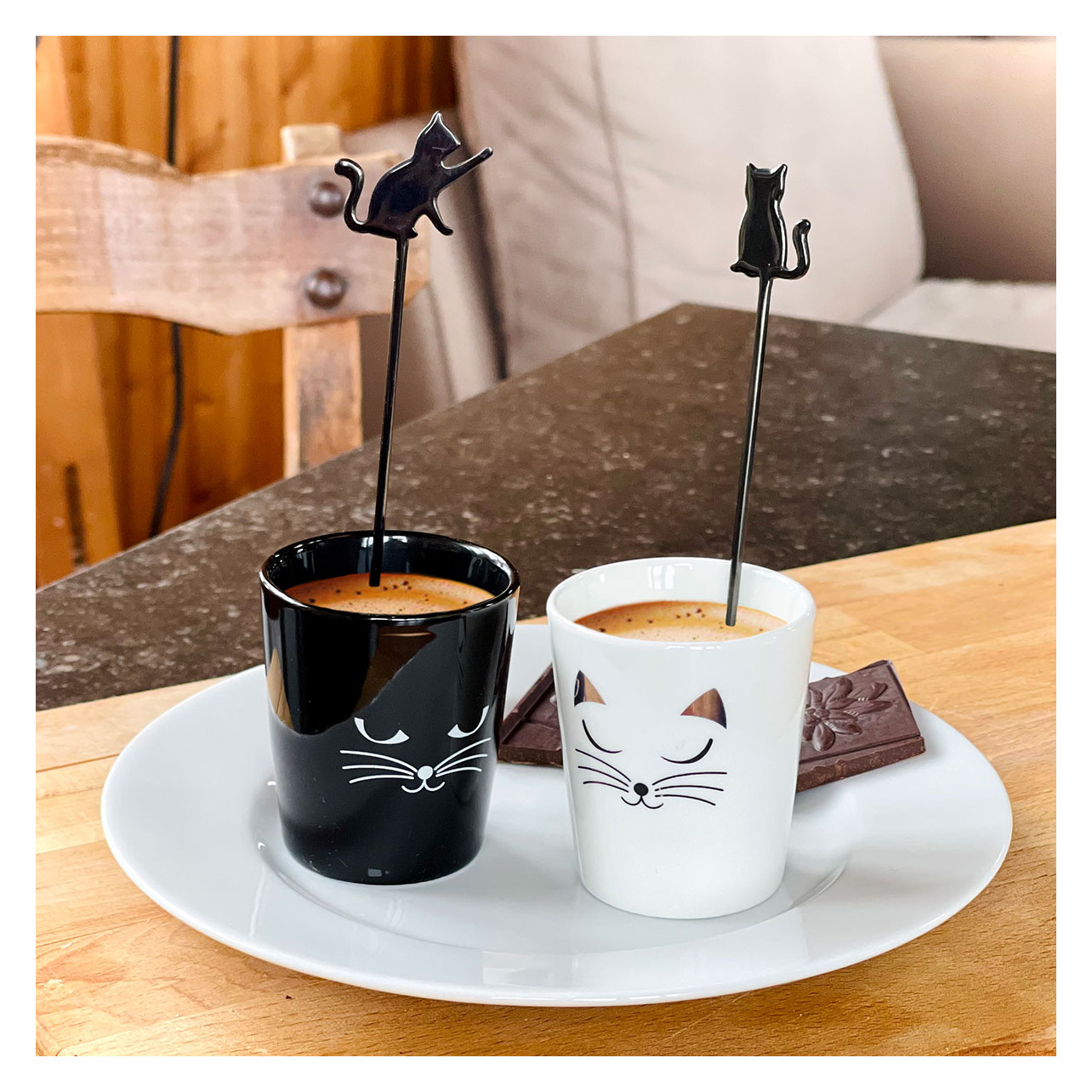 Set Di 7 Cucchiaini Da Caffè In Ceramica - Colorati E Pratici Per Bar, Casa E Eventi - Foto 9
